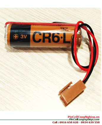 FUJI CR6.L; Pin nuôi nguồn PLC FUJI CR6.L lithium 3.0v AA 2300mAh chính hãng _Made in Japan